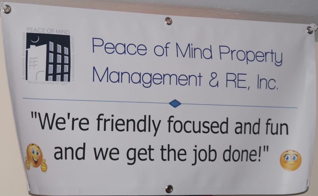 Peace of Mind Property Management &amp; Real Estate, Inc. Motto