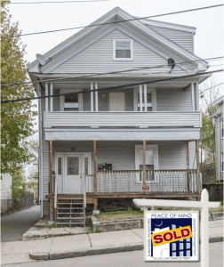 32 Grove st with sold sign