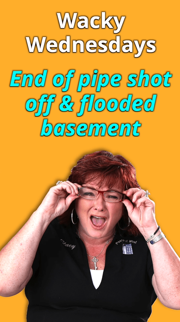 003 Wacky Wednesdays 27 - End of Pipe Shot Off and Flooded Basement